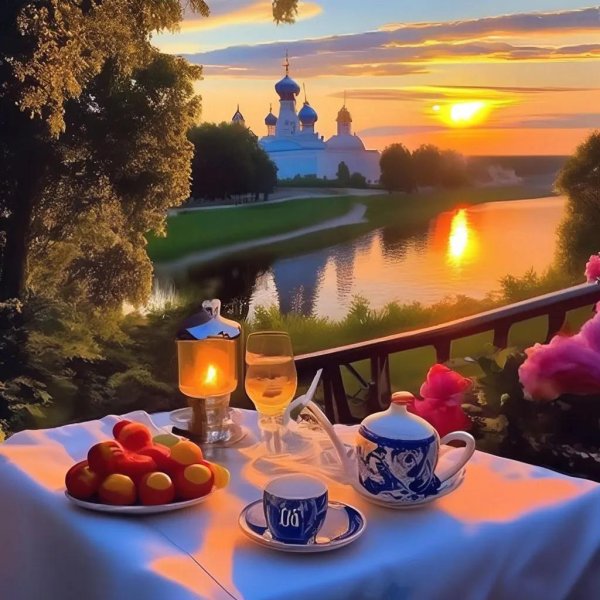 пейзажи с церковью