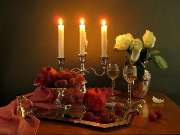 натюрморт со свечами