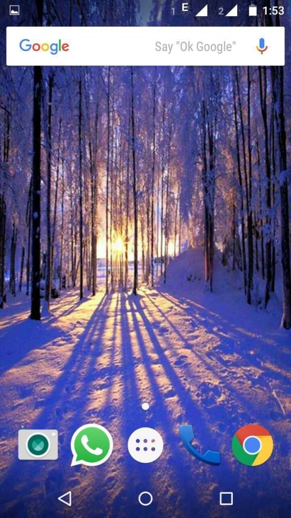 зимняя природа на телефон