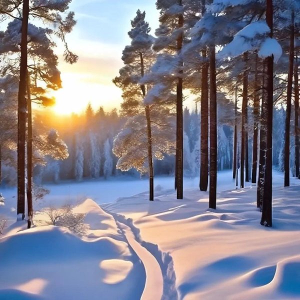 зимние пейзажи