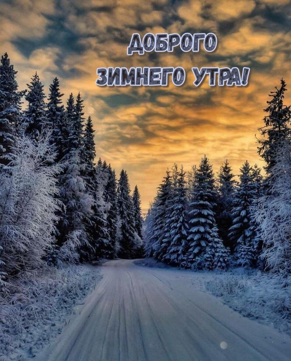 утро зимнее