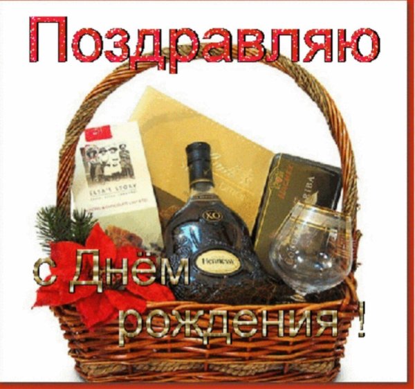 подарочная корзина для мужчины на день рождения