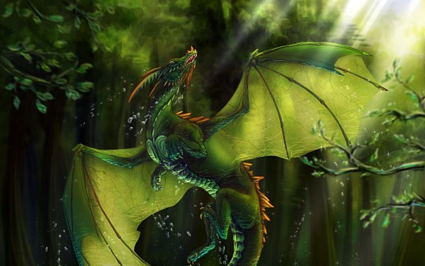 вирмлинг зеленого дракона