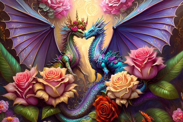 картины драконов