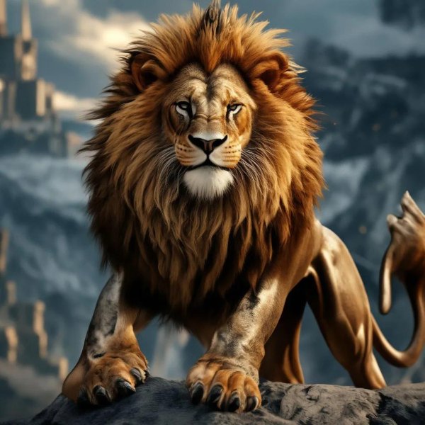 гордые львы