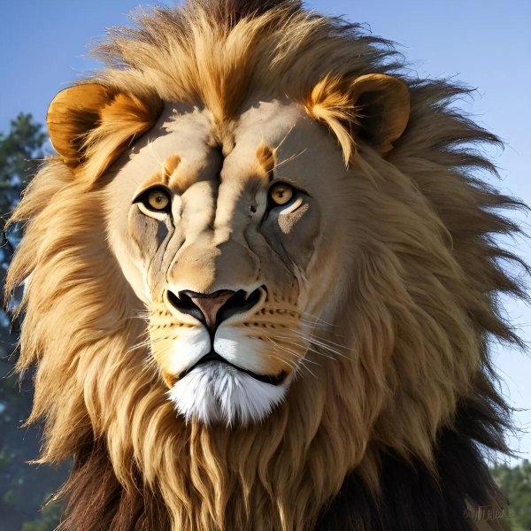 лицо льва