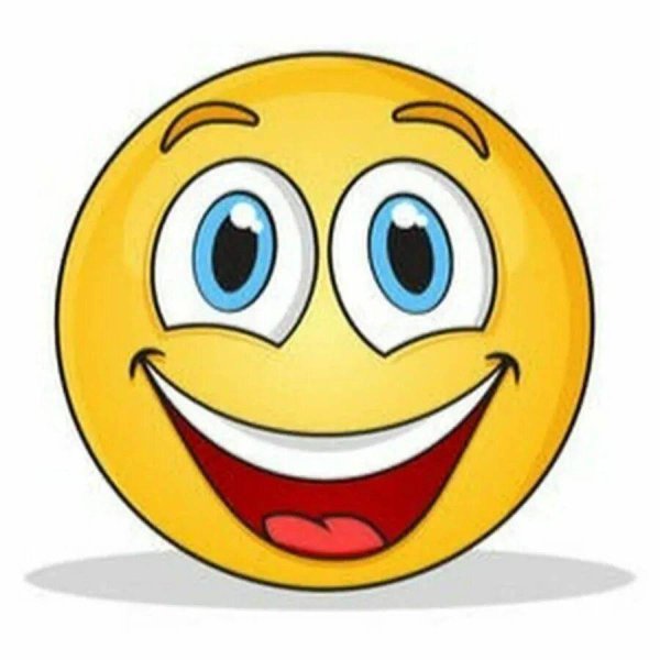 улыбается смайлик