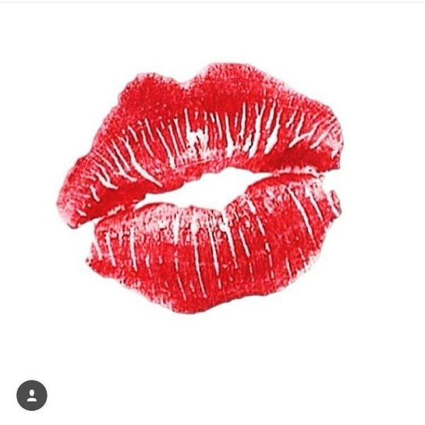 отпечаток губной помады