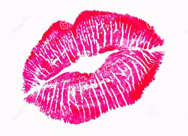 отпечатки губ