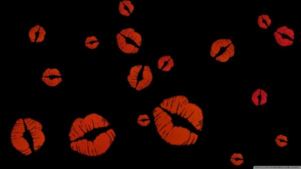 фон поцелуйчики