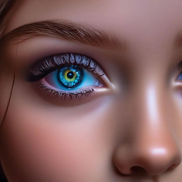 с красивыми глазами