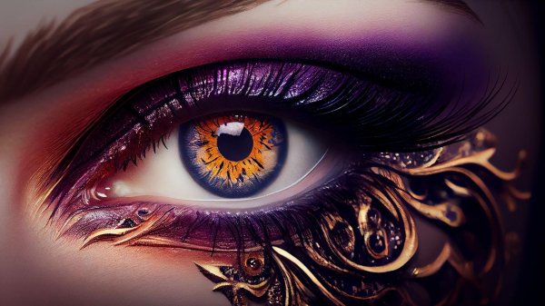 с красивыми глазами