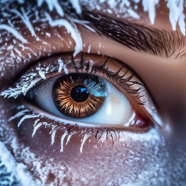 иней на ресницах