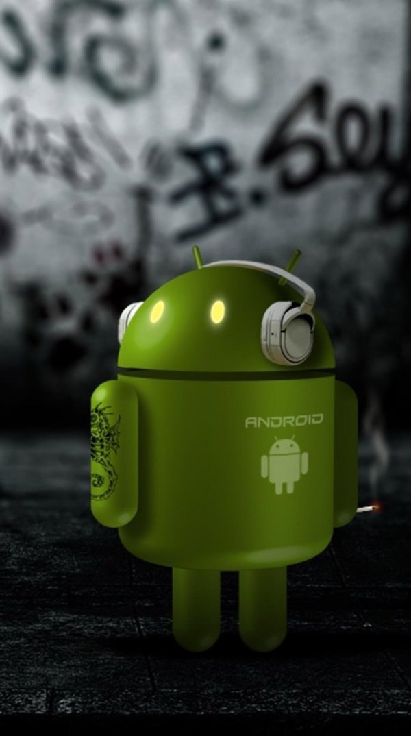 зеленый робот