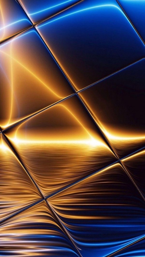 золотые линии абстракция