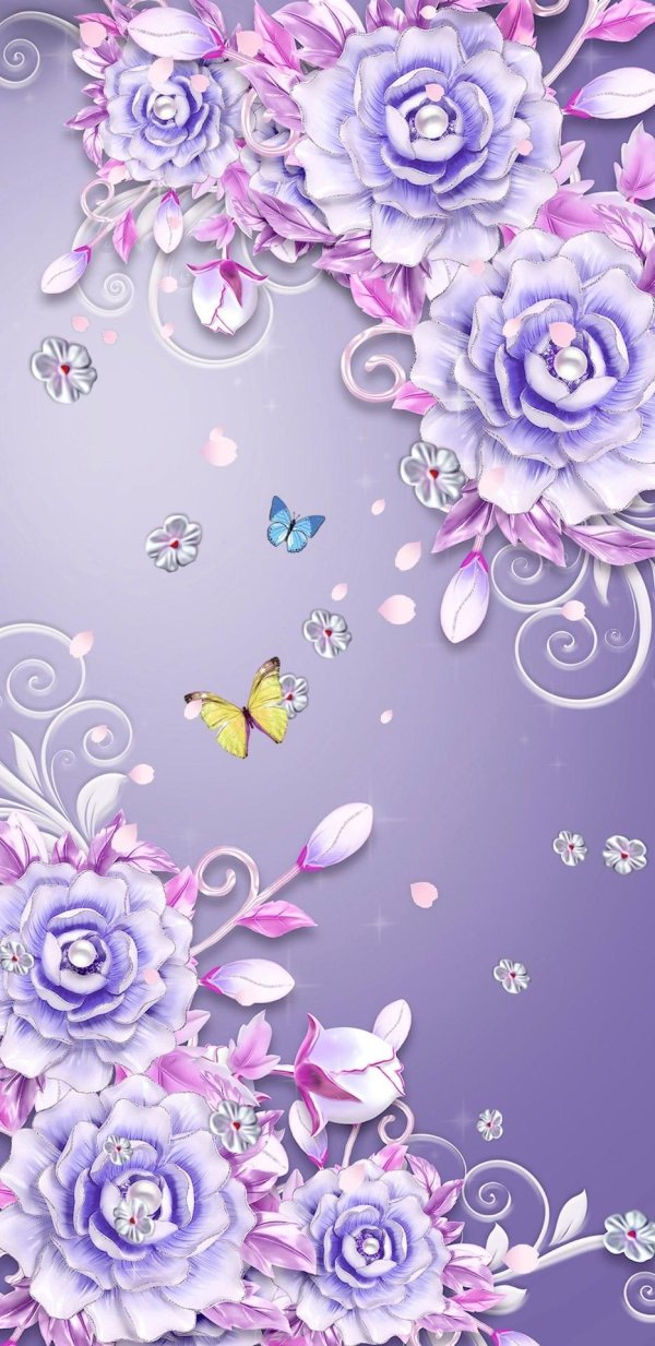 сиреневые фоны