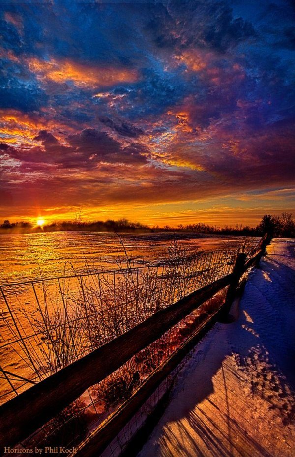 рассвет красивый