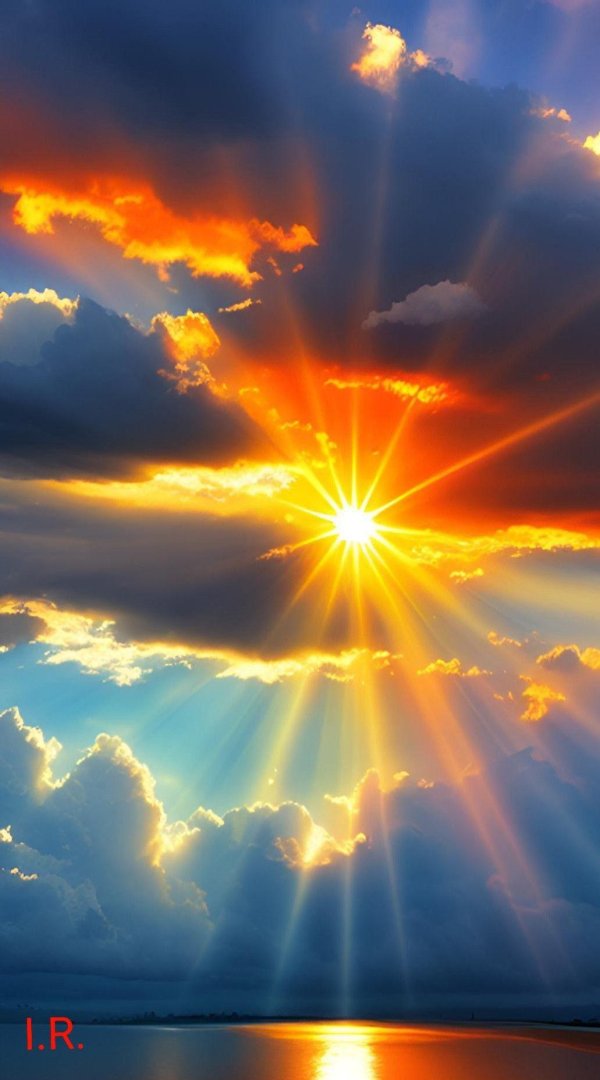 солнце красивое