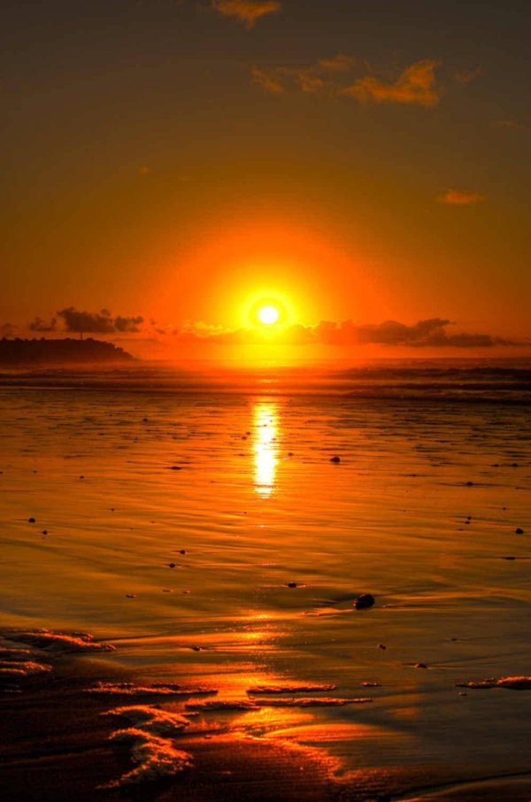 красивый восход солнца