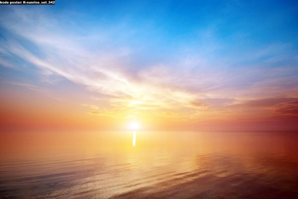 рассвет на море