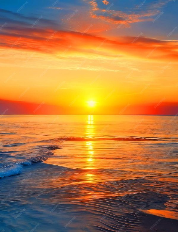 солнце над морем