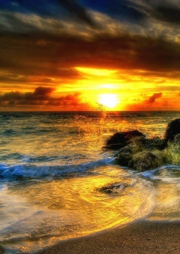 море на закате