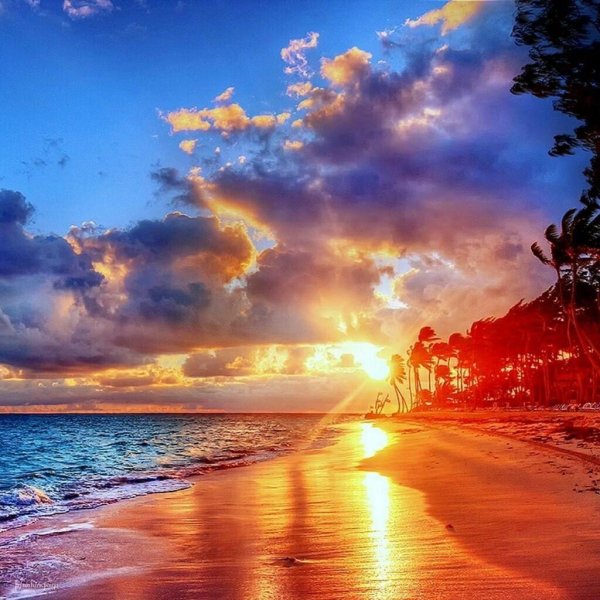 море на закате