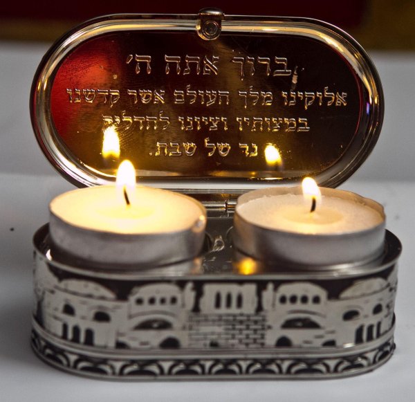 подсвечники для шаббата