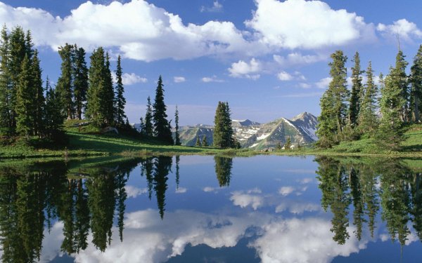 природа с озером