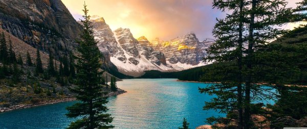 озеро морейн канада