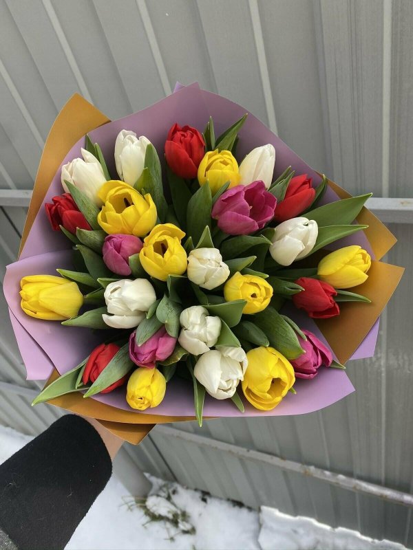 букет тюльпан
