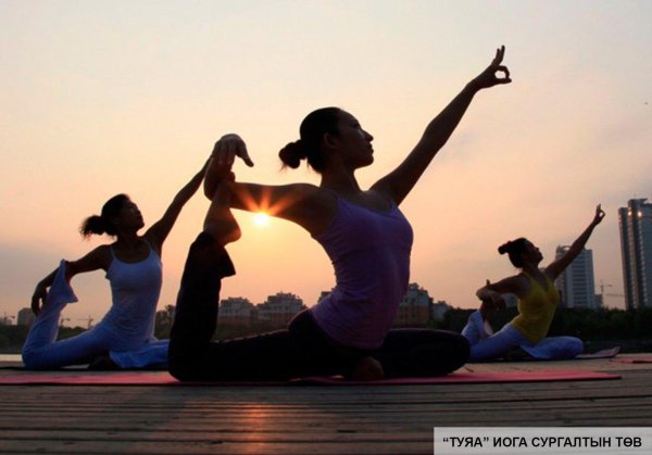 занятие йогой