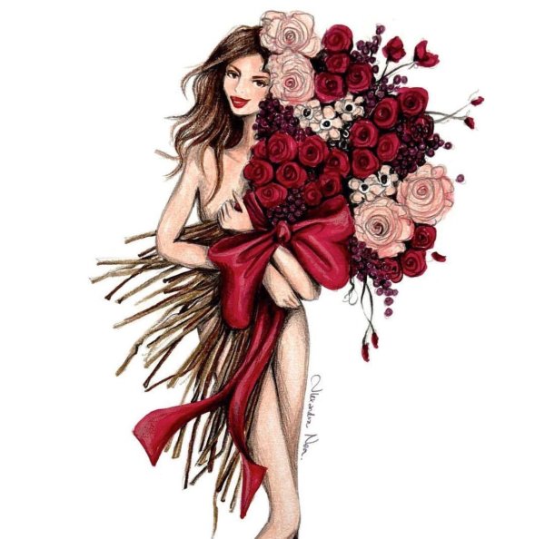 модная иллюстрация