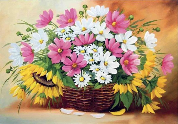 цветочные картины