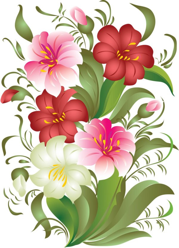 цветочные узоры