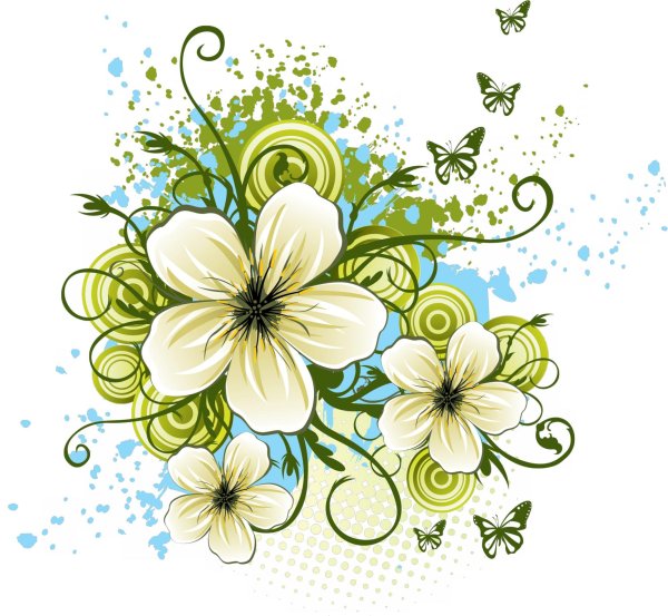 цветочные узоры