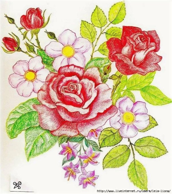 цветочный рисунок