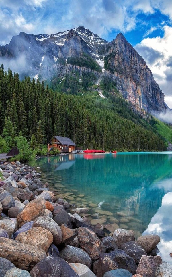 озеро луиз канада