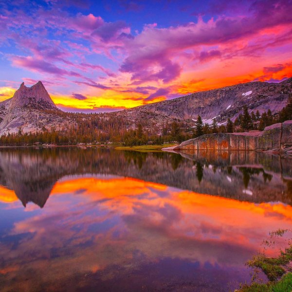 национальный парк йосемити калифорния сша закат