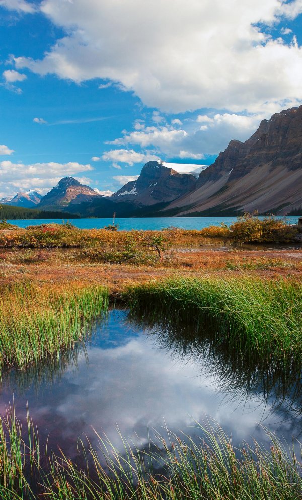 озеро боу канада