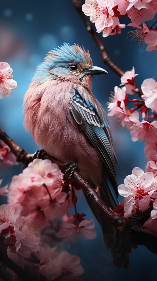 живопись птицы