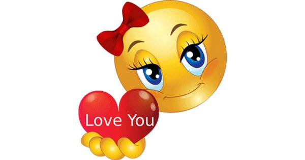 смайлик влюбленный