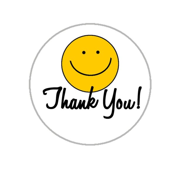 смайл благодарности