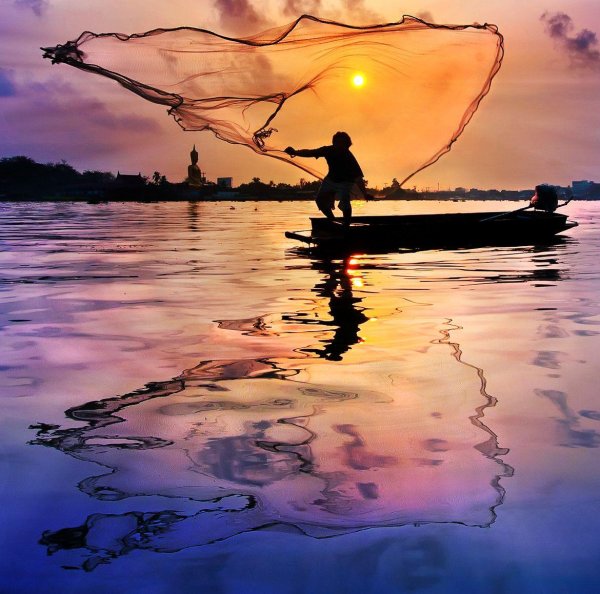 fisherman fishing