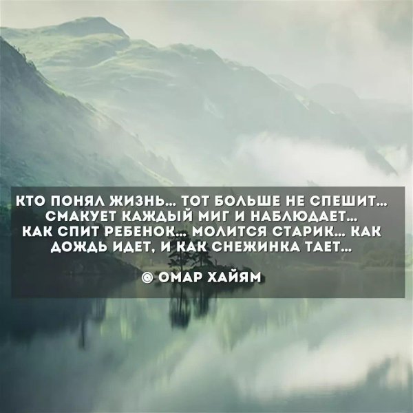 омар хайям кто понял жизнь тот