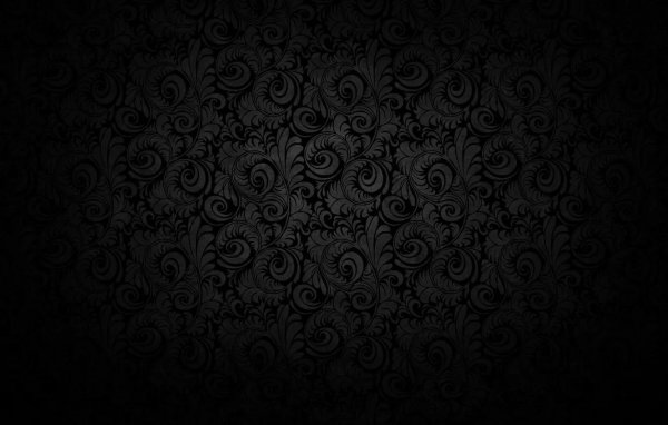 обой черный