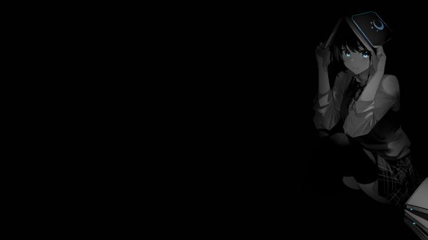 темный аниме фон