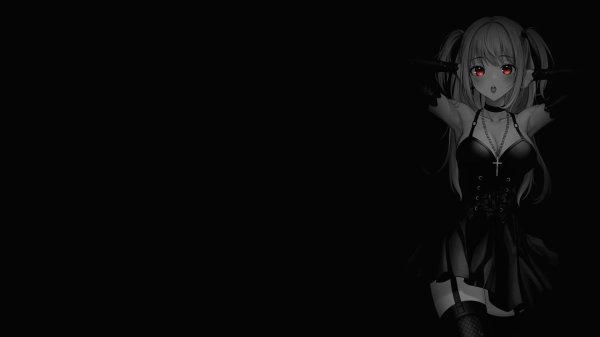 темные аниме девушки