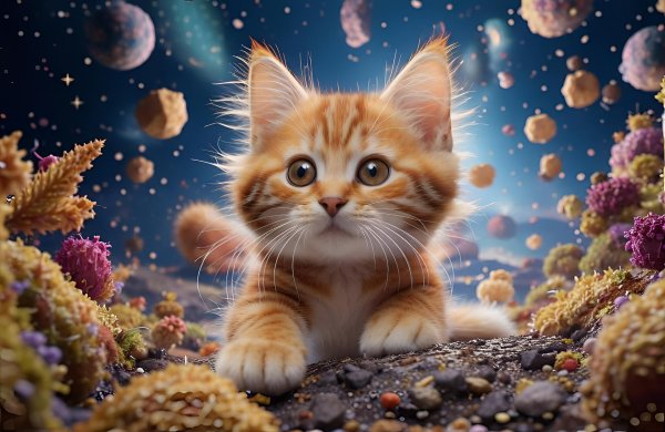 милые котенок