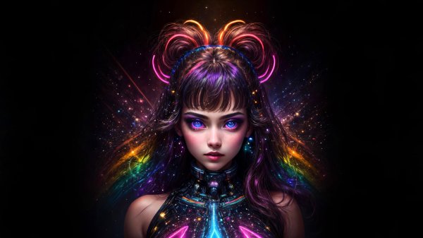 космическая девушка